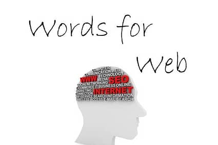 Words for Web logo
