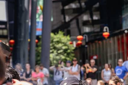 people standing on street during daytime